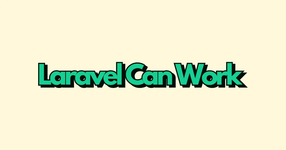 Laravel Can Work product image