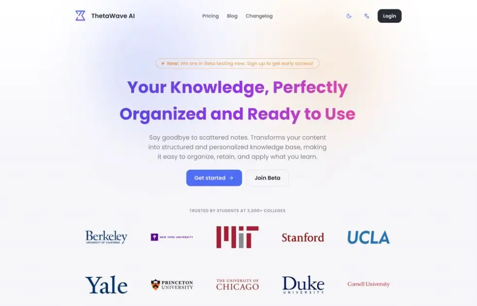 Thetawave AI product image