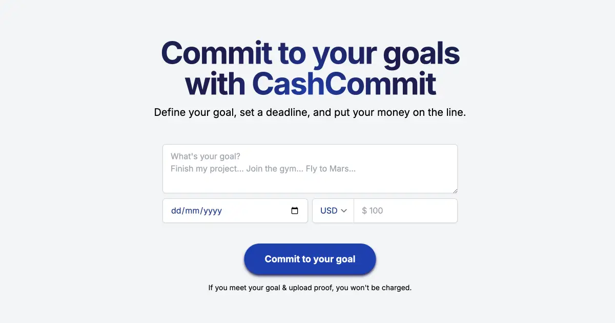 CashCommit product image