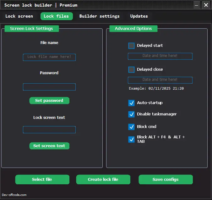 Screen lock builder for windows image number 31