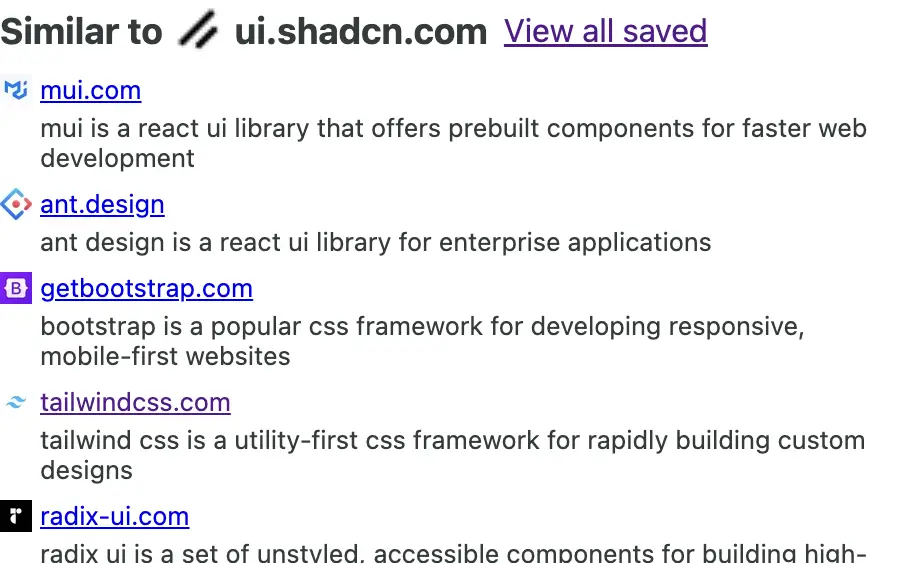 SimilarSites+ browser extension image number 11