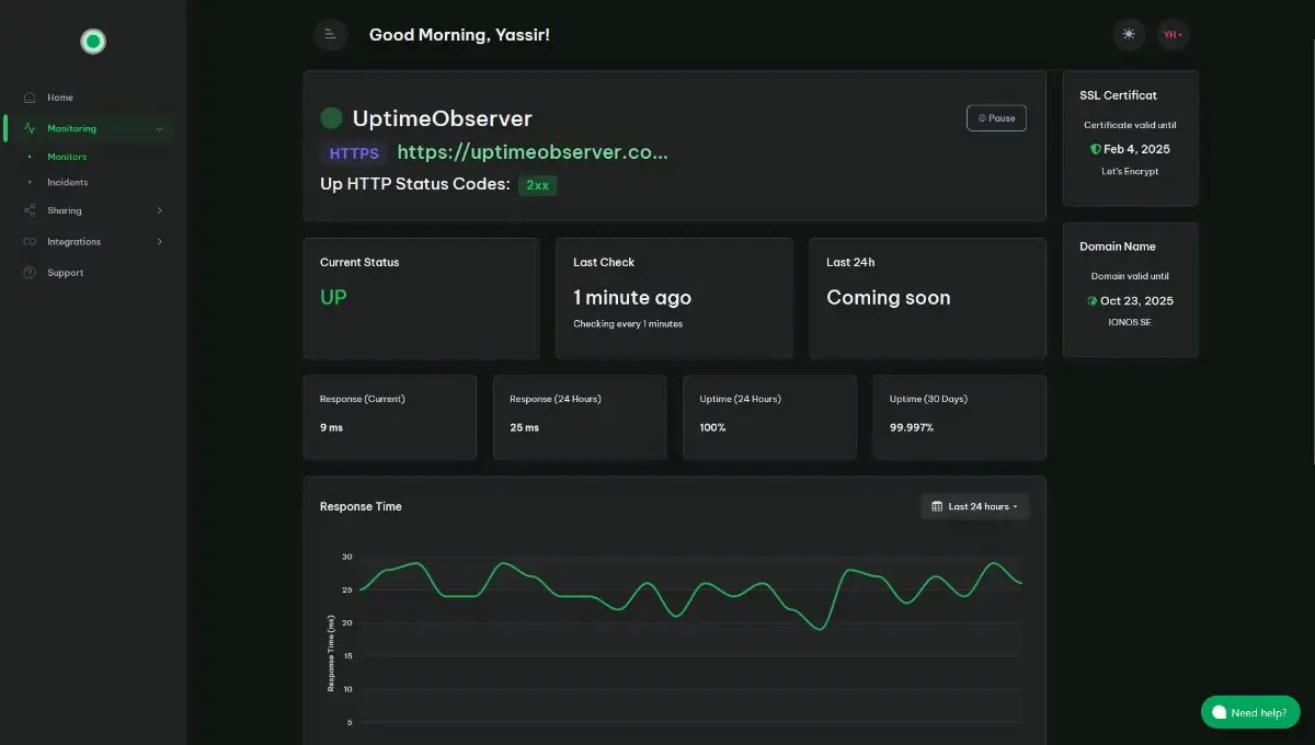 UptimeObserver product image