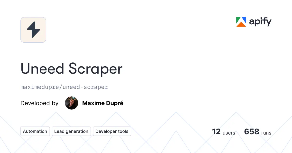 Uneed Scraper product image
