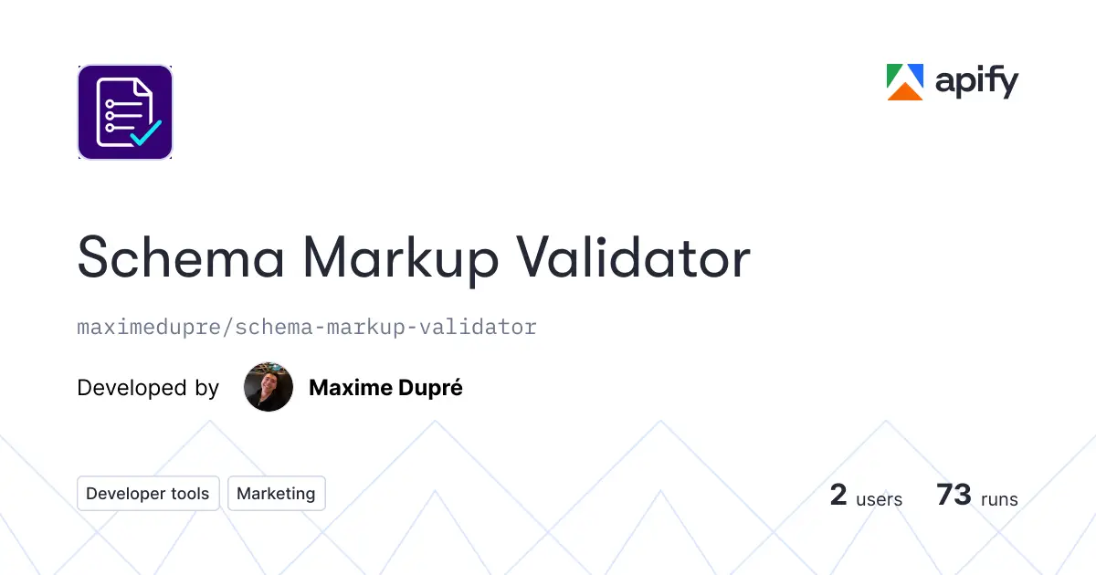 Schema Markup Validator product image