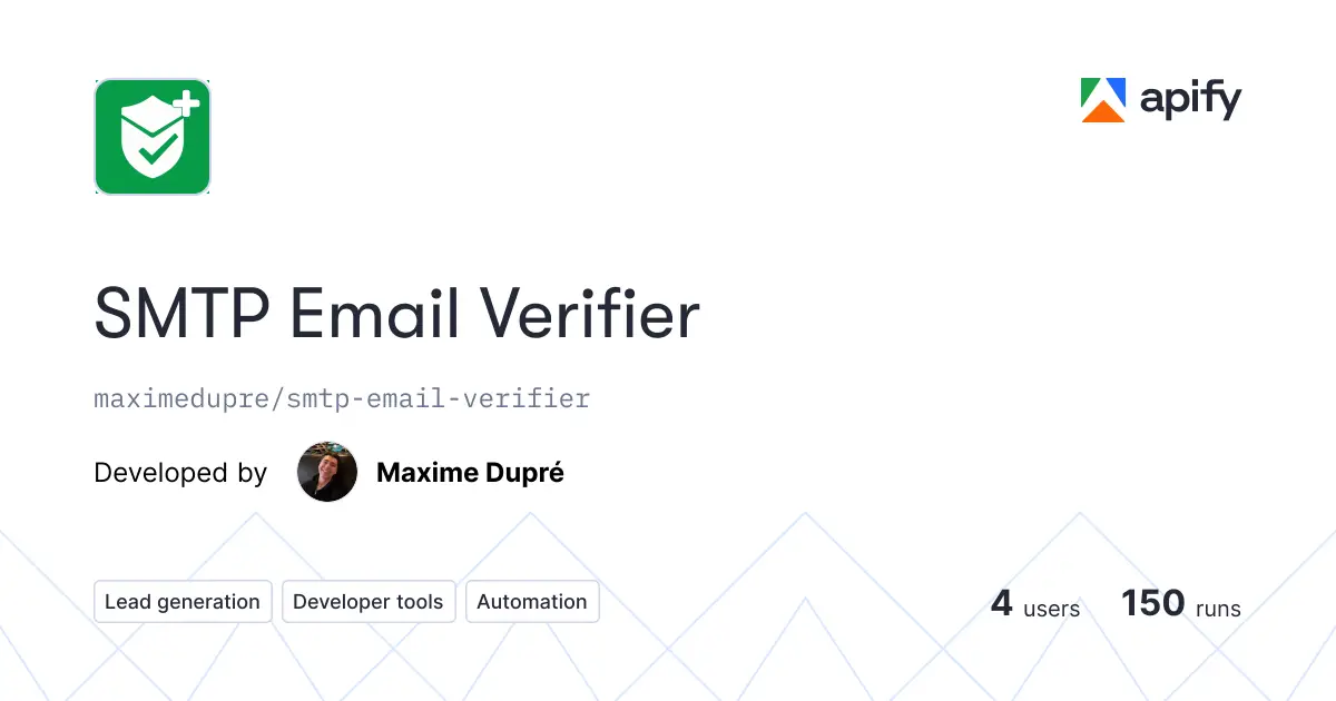 SMTP Email Verifier product image