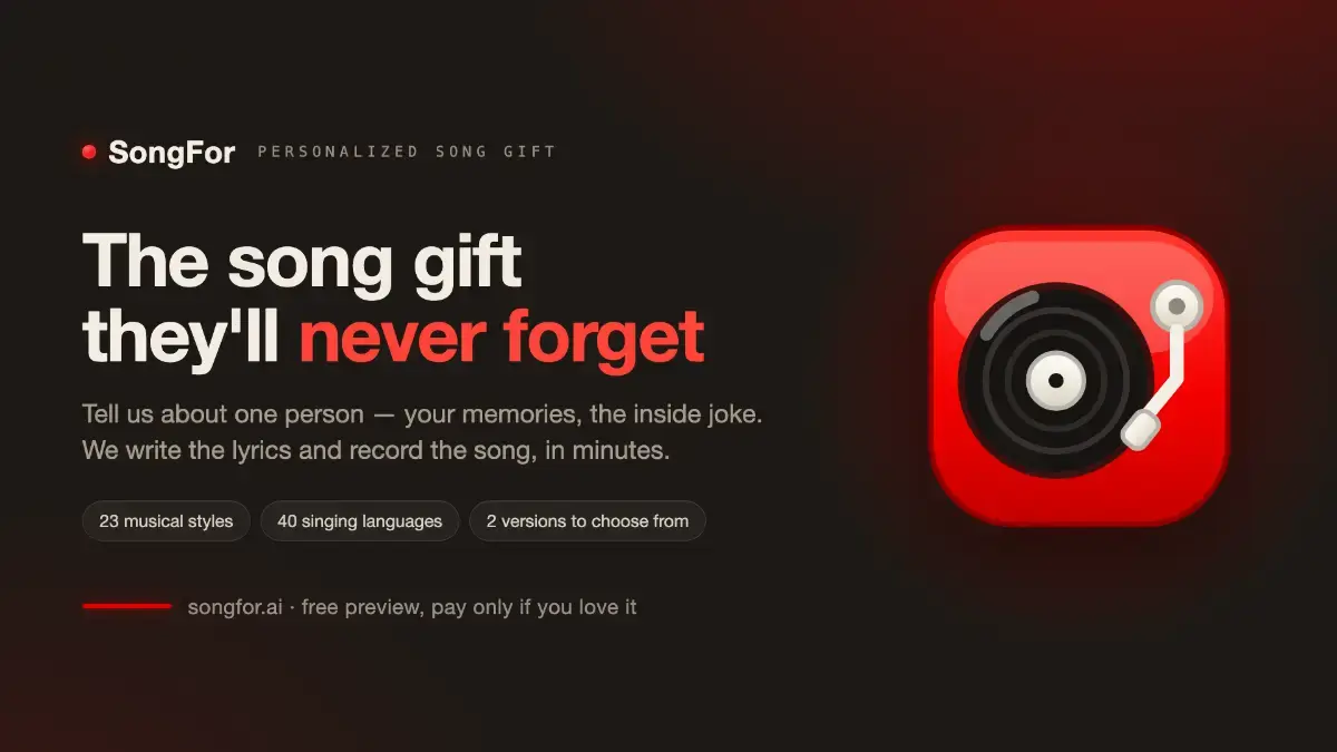 SongFor product image
