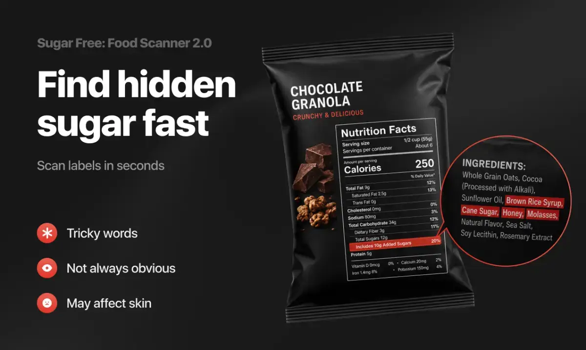 Sugar Free: Food Scanner 2.0 image number 01