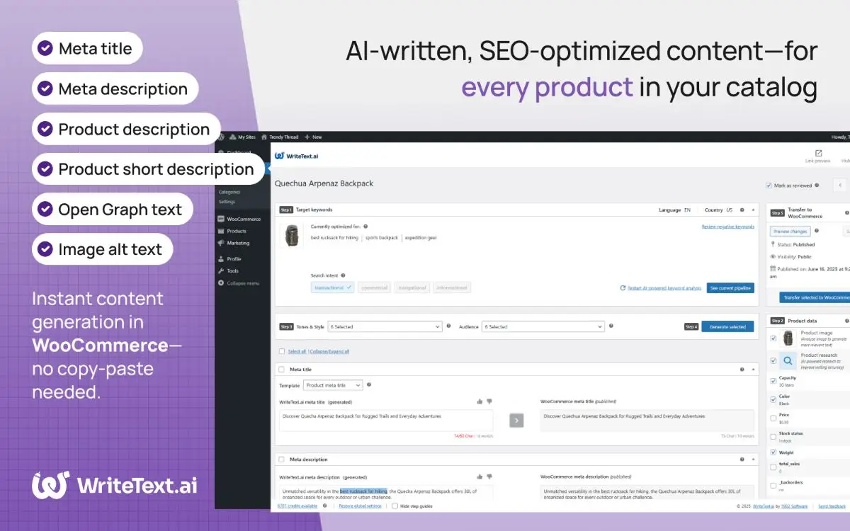WriteText.ai for WooCommerce image number 11