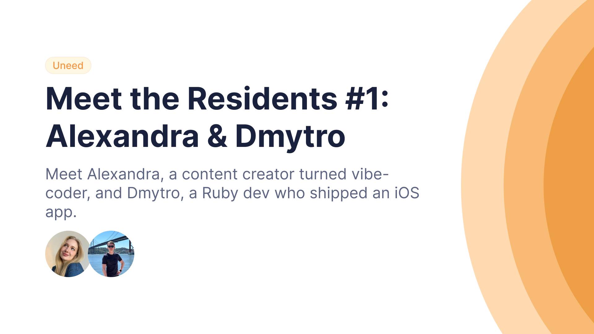 Meet the Residents #1: Olexandra & Dmytro