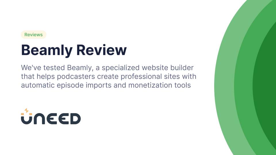 Beamly Review - Launch Your Podcast Website Easily
